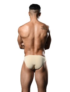 Фото - Слипы на кольцах от Andrew Christian песочные Low Cut Ring - Men box