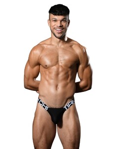 Фото - Чоловічі стрінги Andrew Christian у чорному кольорі Ultra Soft - Men box