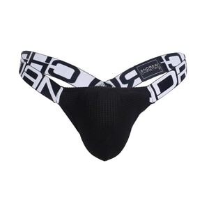 Фото - Чоловічі стрінги Andrew Christian у чорному кольорі Ultra Soft - Men box