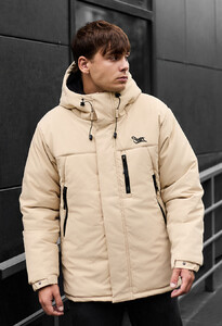 Фото - Чоловіча куртка у бежевому кольорі Staff pix beige - Men box