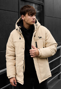 Фото - Чоловіча куртка у бежевому кольорі Staff pix beige - Men box