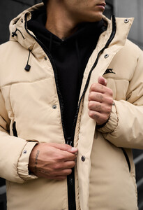 Фото - Чоловіча куртка у бежевому кольорі Staff pix beige - Men box