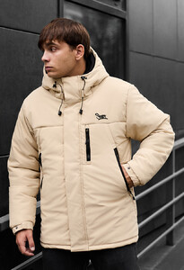 Фото - Чоловіча куртка у бежевому кольорі Staff pix beige - Men box