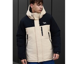 Фото - Мужская двухцветная куртка Staff pix milk & black - Men box