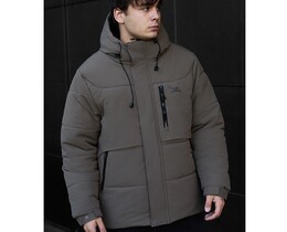 Фото - Зимняя куртка в цвете темный хаки Staff golu dark khaki - Men box