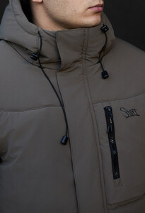 Фото - Зимова куртка в кольорі темний хакі Staff golu dark khaki - Men box