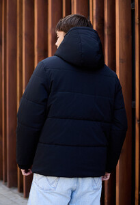 Фото - Брендированная черная куртка Staff golu black - Men box