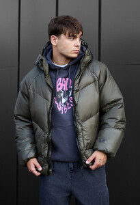 Фото - Куртка для хлопців у кольорі хакі Staff lyx khaki - Men box