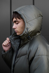 Фото - Куртка для хлопців у кольорі хакі Staff lyx khaki - Men box