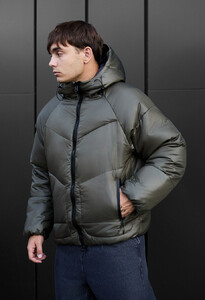 Фото - Куртка для хлопців у кольорі хакі Staff lyx khaki - Men box