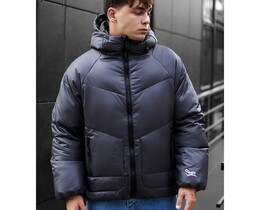 Фото - Теплая куртка для мужчин Staff lyx dark gray - Men box