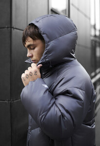 Фото - Тепла куртка для чоловіків Staff lyx dark gray - Men box