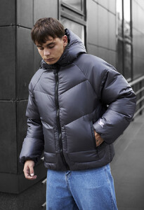 Фото - Тепла куртка для чоловіків Staff lyx dark gray - Men box