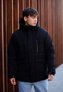 Фото - Універсальна куртка для чоловіків Staff nex black - Men box