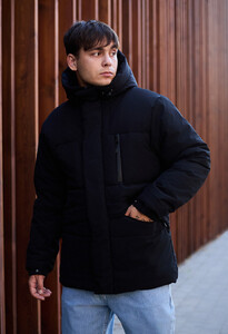 Фото - Універсальна куртка для чоловіків Staff nex black - Men box