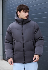 Фото - Молодежная куртка серого цвета Staff capo gray - Men box