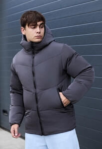 Фото - Молодежная куртка серого цвета Staff capo gray - Men box
