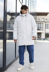 Фото - Парка в цвете белый меланж Staff st white melange - Men box