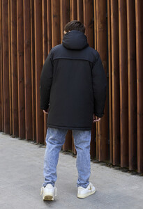 Фото - Мужская парка черного цвета Staff st black - Men box