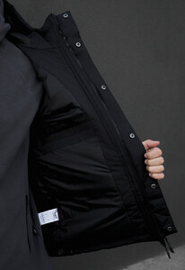 Фото - Повсякденна зимова куртка Staff qux black & gray - Men box