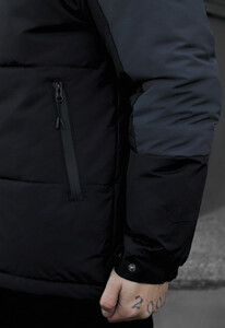 Фото - Повсякденна зимова куртка Staff qux black & gray - Men box