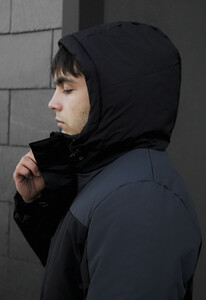 Фото - Повсякденна зимова куртка Staff qux black & gray - Men box