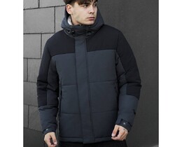 Фото - Утепленная куртка для мужчин Staff qux gray - Men box