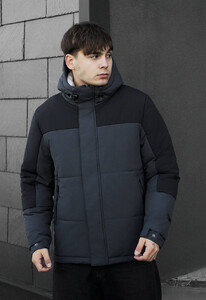 Фото - Утепленная куртка для мужчин Staff qux gray - Men box