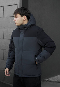 Фото - Утепленная куртка для мужчин Staff qux gray - Men box