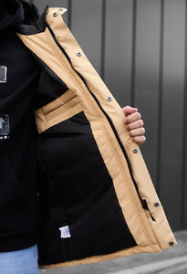Фото - Зимова двоколірна парка Staff to black & beige - Men box