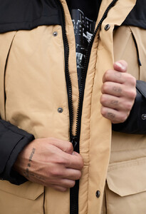 Фото - Зимова двоколірна парка Staff to black & beige - Men box