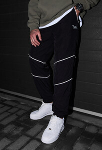 Фото - Теплі молодіжні джогери Staff hi black fleece - Men box