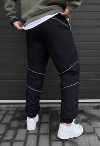 Фото - Теплі молодіжні джогери Staff hi black fleece - Men box