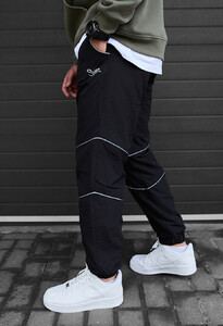 Фото - Теплі молодіжні джогери Staff hi black fleece - Men box