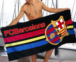 Фото - Мужское спортивное полотенце FC Barcelona - Men box