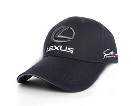 Фото - Чоловіча кепка бренду Sport Line темно-синя з лого Lexus - Men box