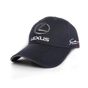 Фото - Чоловіча кепка бренду Sport Line темно-синя з лого Lexus - Men box