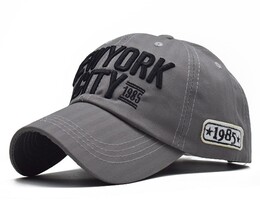 Фото - Молодіжна сіра бейсболка Narason з лого New York City - Men box