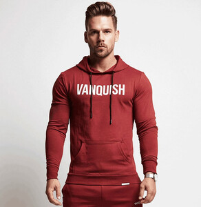 Фото - Спортивный костюм VQH (худи + штаны) красного цвета - Men box