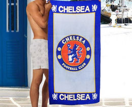 Фото - Мужское полотенце для пляжа Shamrock с логотипом Chelsea - Men box