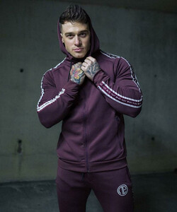 Фото - Універсальний спортивний костюм Alpha бордового кольору - Men box