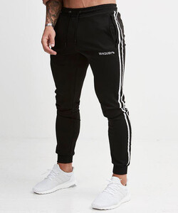 Фото - Черный спортивный костюм VQH с белыми лампасами - Men box