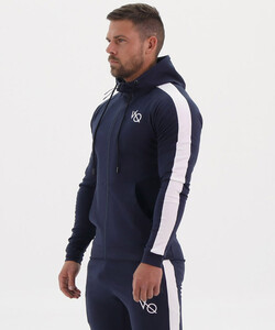 Фото - Спортивний костюм VQH (худі + штани) темно-синього кольору - Men box