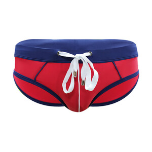 Фото - Мужские красные плавки от бренда UXH из нейлона - Men box