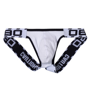 Фото - Эротические трусы джоки 0850 белого цвета - Men box