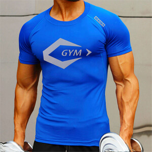 Фото - Футболка для бодібілдингу FTX Sportwear синього кольору - Men box