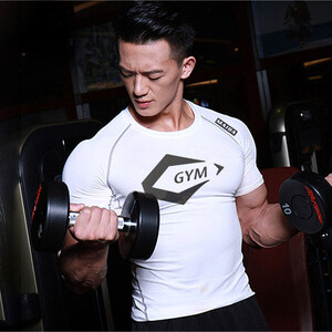 Фото - Футболка для бодибилдинга от FTX Sportwear белого цвета - Men box