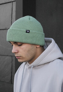 Фото - Теплая шапка мятного цвета Staff 15 mint - Men box
