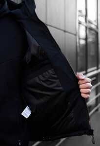Фото - Молодежная зимняя куртка Staff vi black reflective - Men box