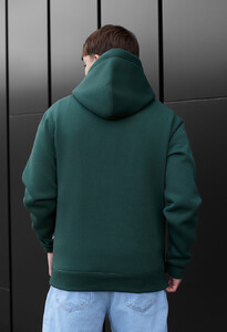Фото - Однотонне зелене худі Staff green fleece - Men box